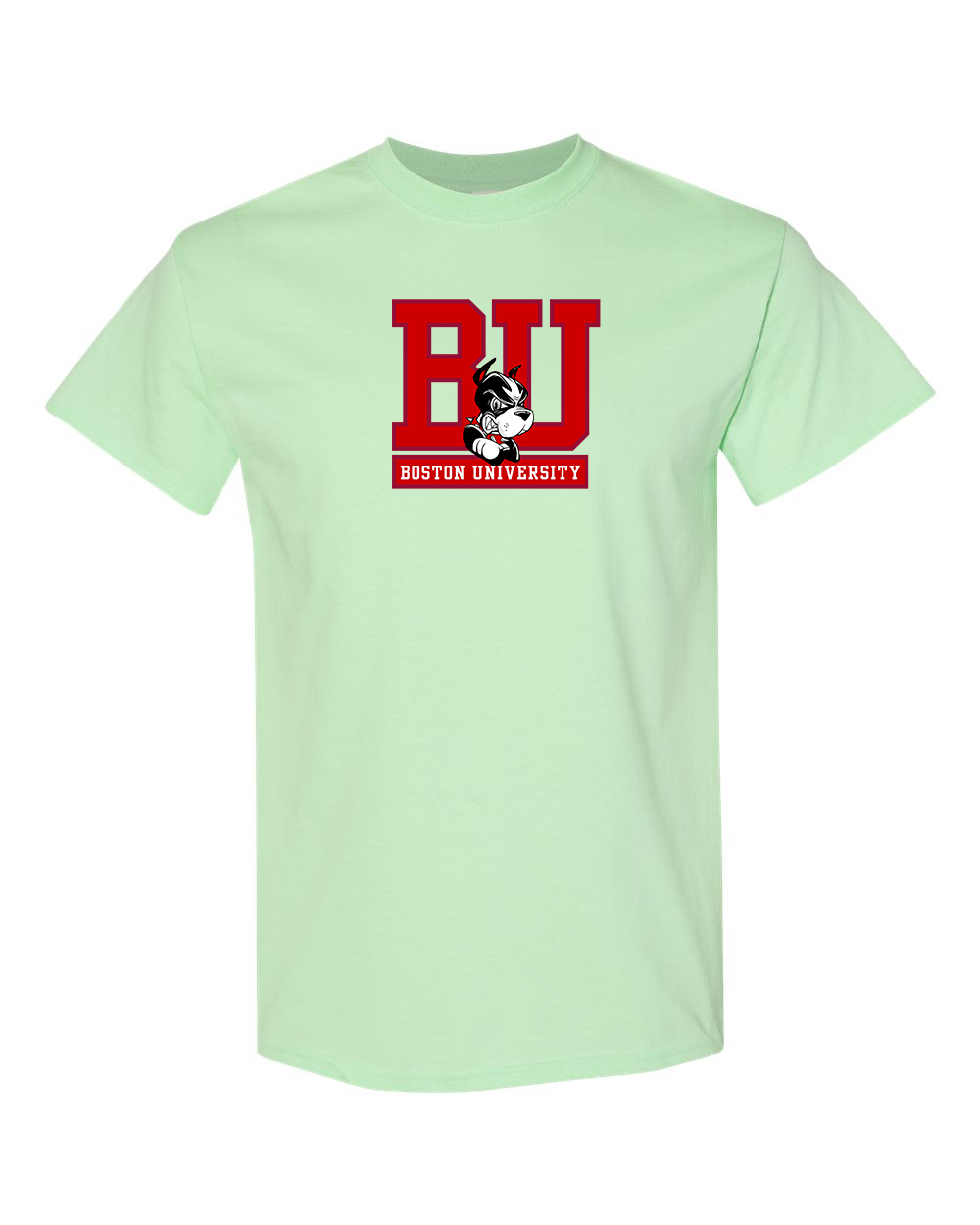 Men's Boston University Terriers Gildan Heavy Cotton T-Shirt