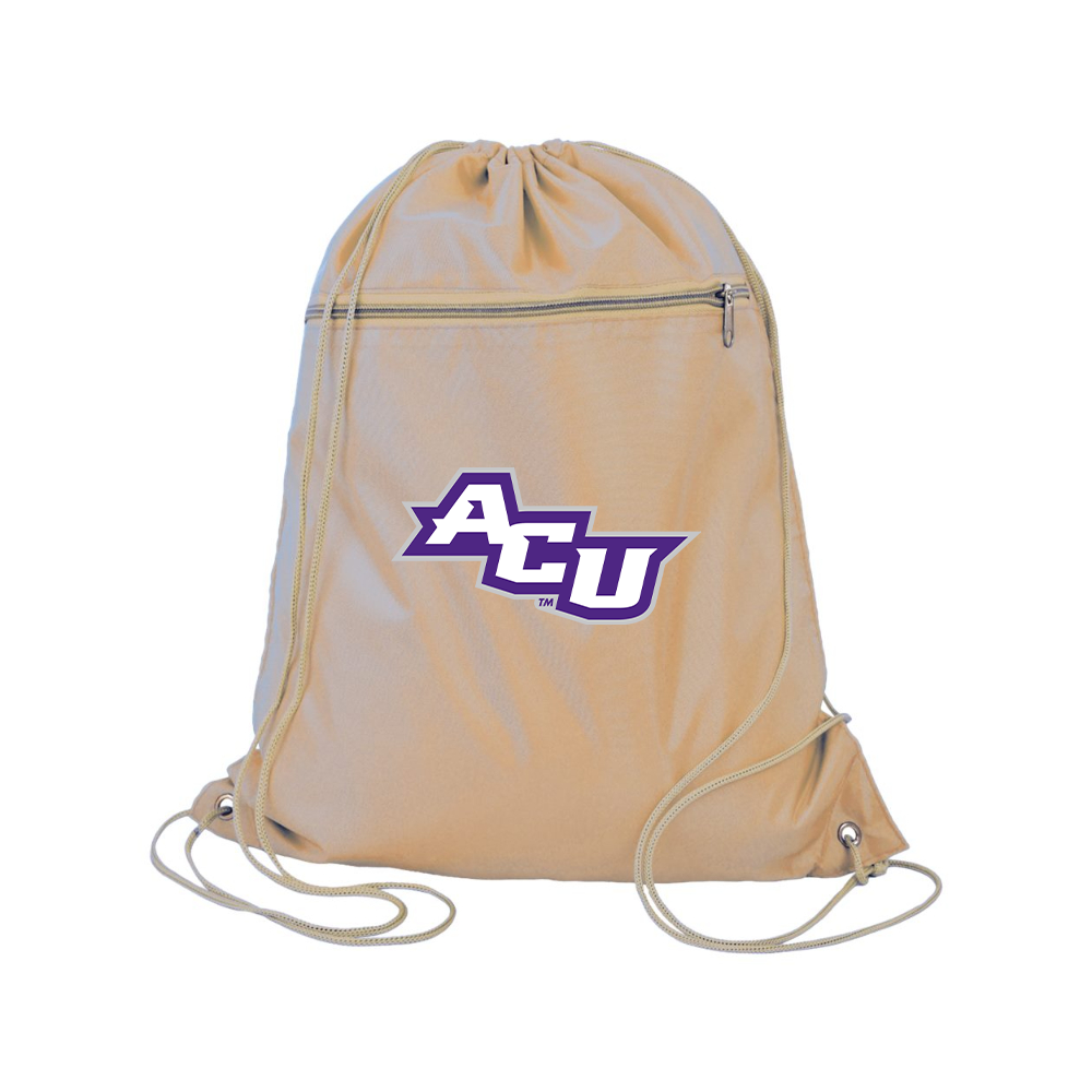 Abilene Christian Wildcats Q-Tees - Polyester Cinchpack