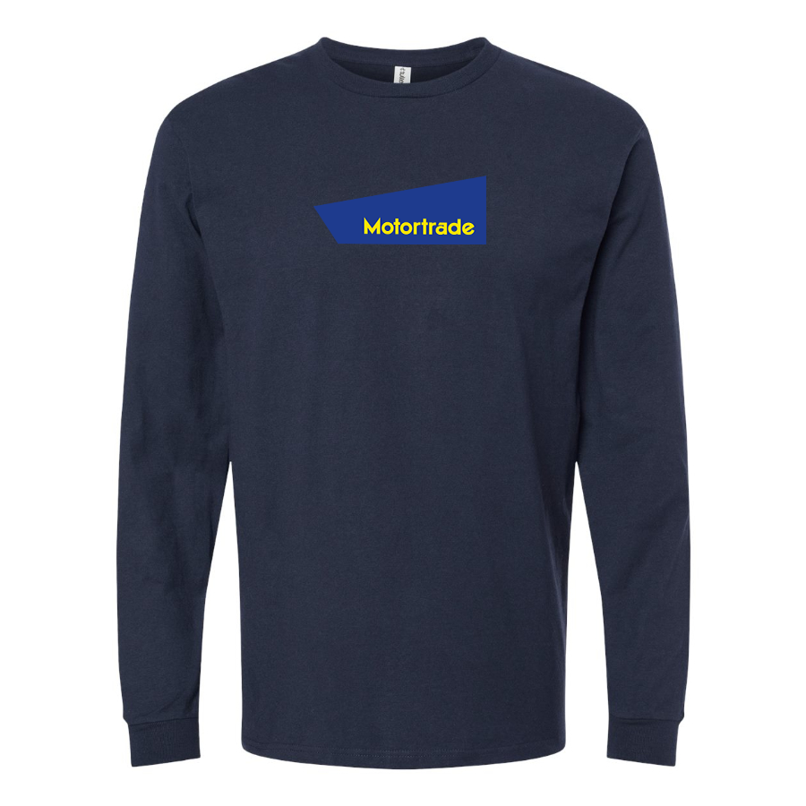 Men's Motortrade Logo Cotton Long Sleeve T-Shirt