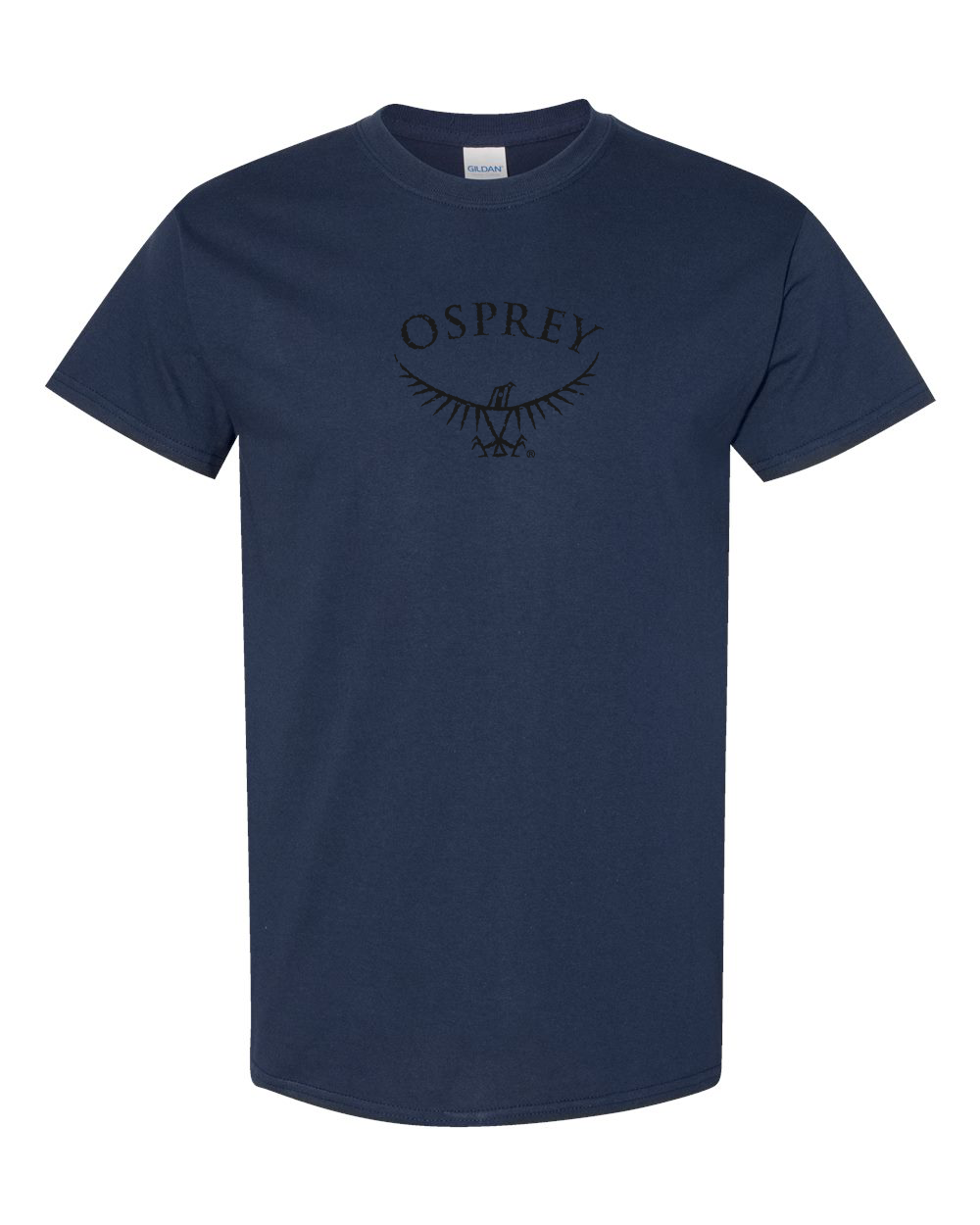 Men's Osprey Black Gildan Heavy Cotton T-Shirt