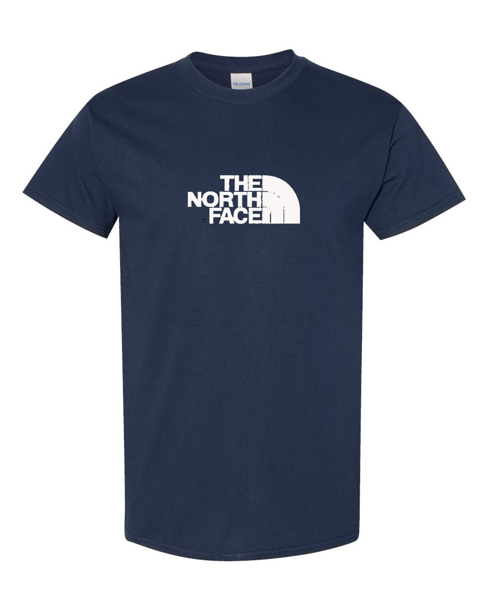 Men's The North Face Black Gildan Heavy Cotton T-Shirt
