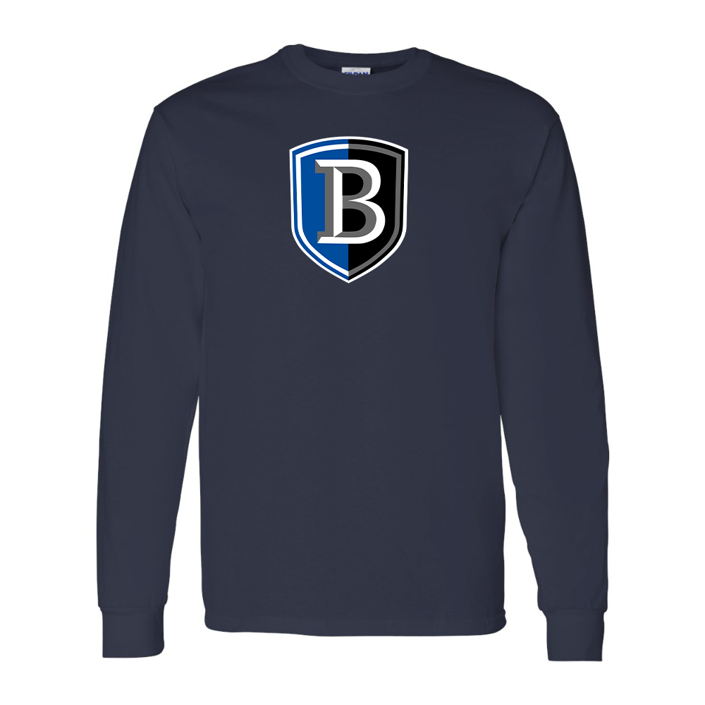 Men's Bentley Falcons Gildan Heavy Cotton Long Sleeve T-Shirt
