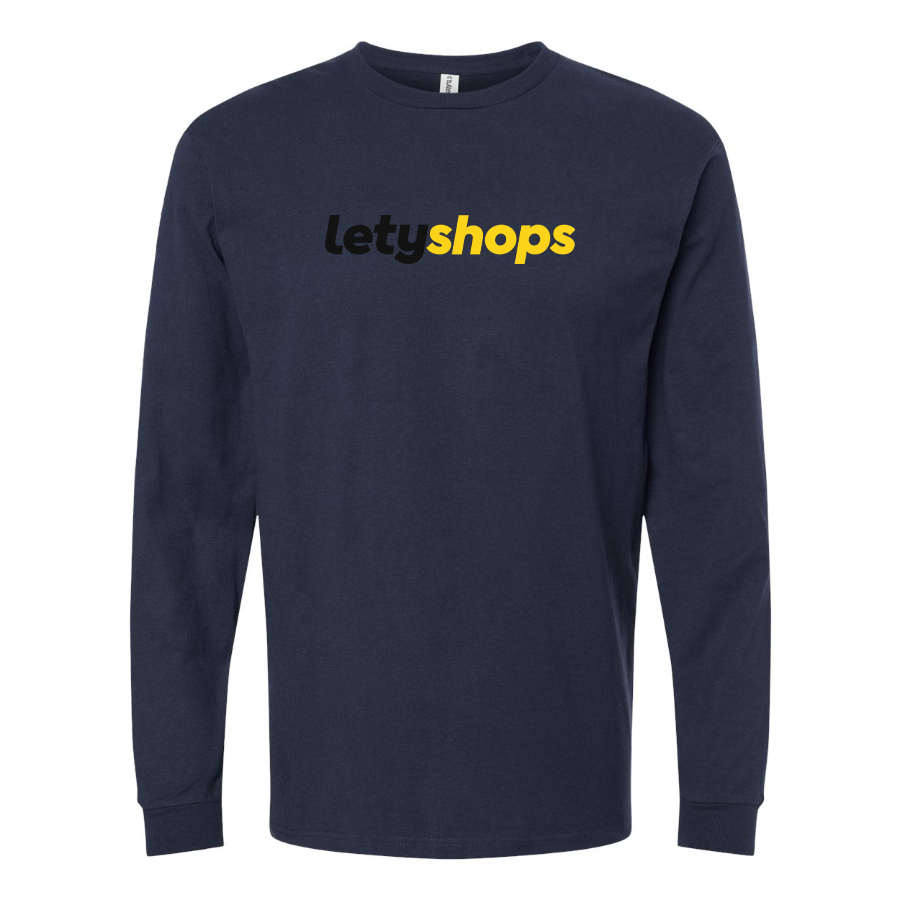 Men's LetyShops Logo Cotton Long Sleeve T-Shirt