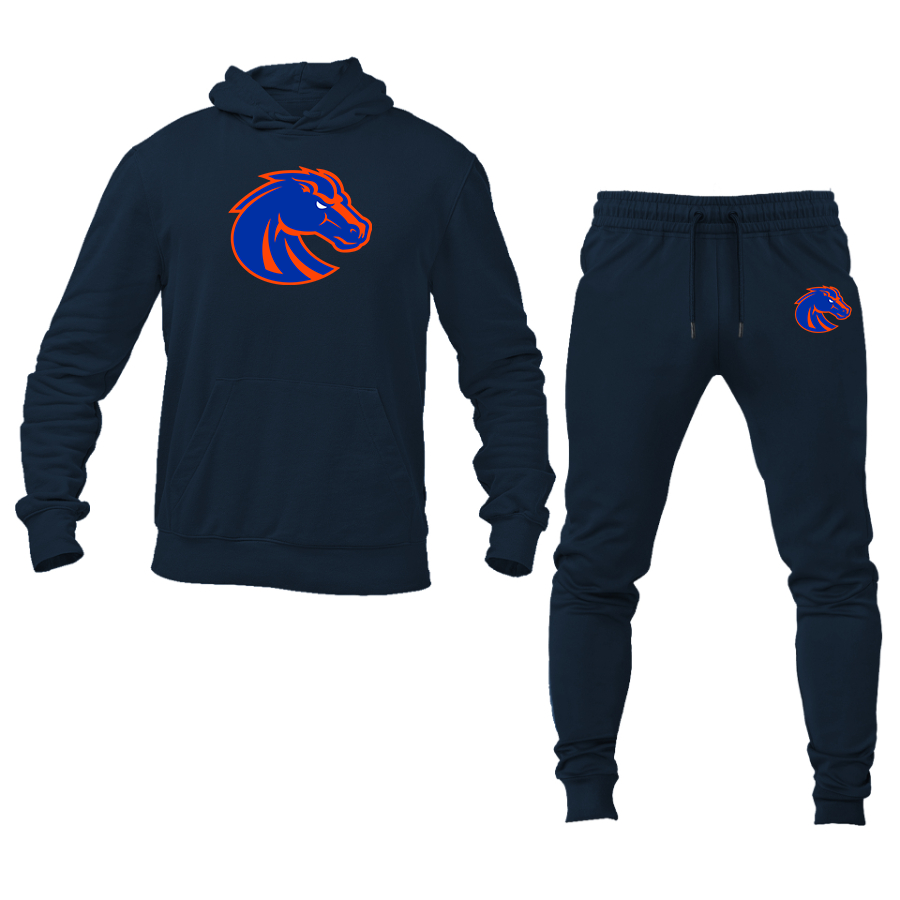 Men's Boise State Broncos Hoodie Joggers Set