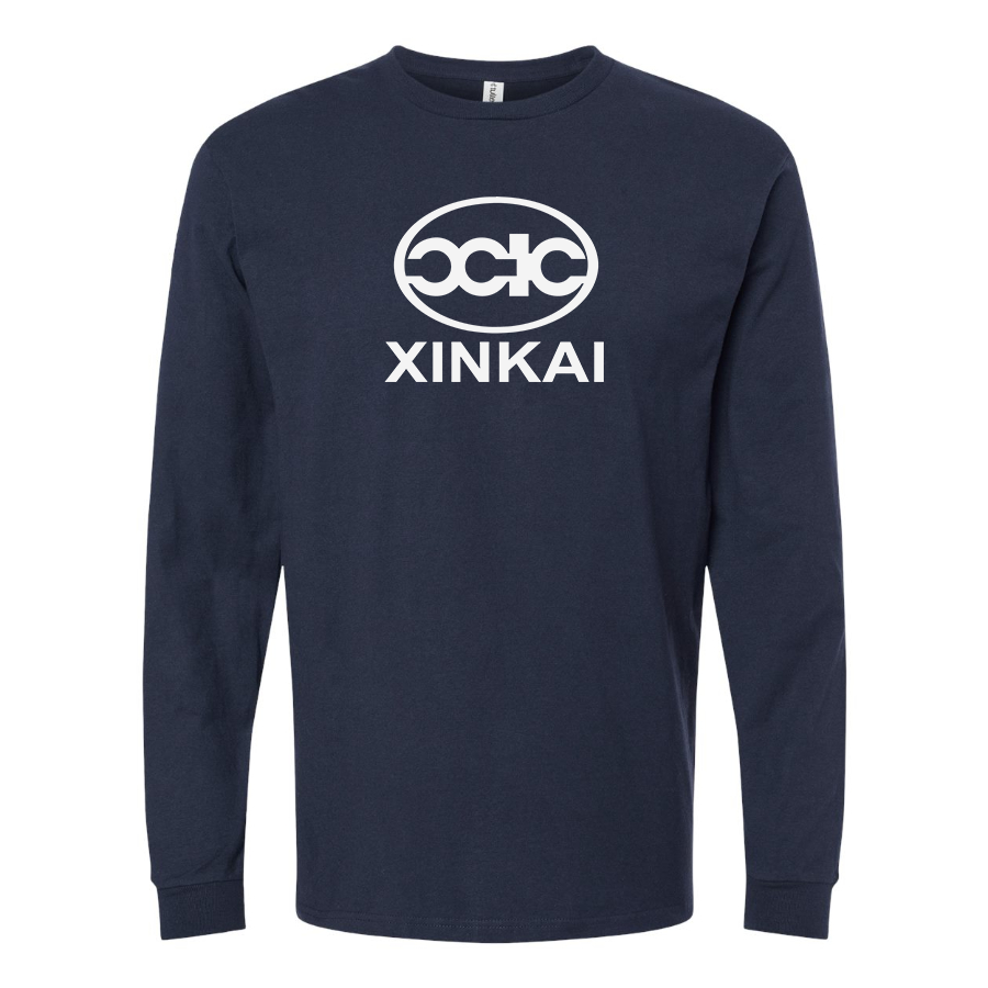 Men's Xin Kai Logo Cotton Long Sleeve T-Shirt