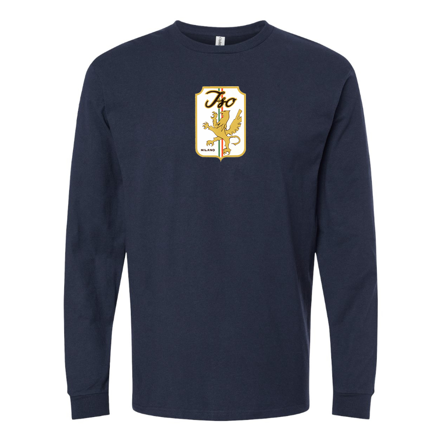 Men's Iso Logo Cotton Long Sleeve T-Shirt