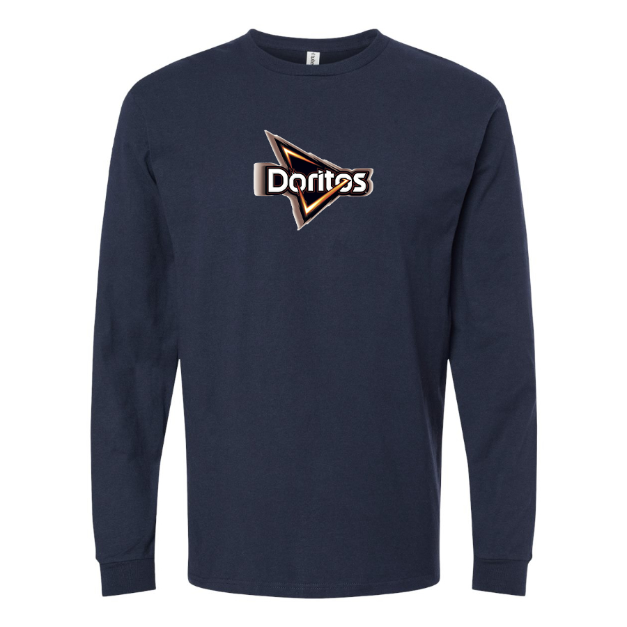 Men's Doritos Logo Cotton Long Sleeve T-Shirt