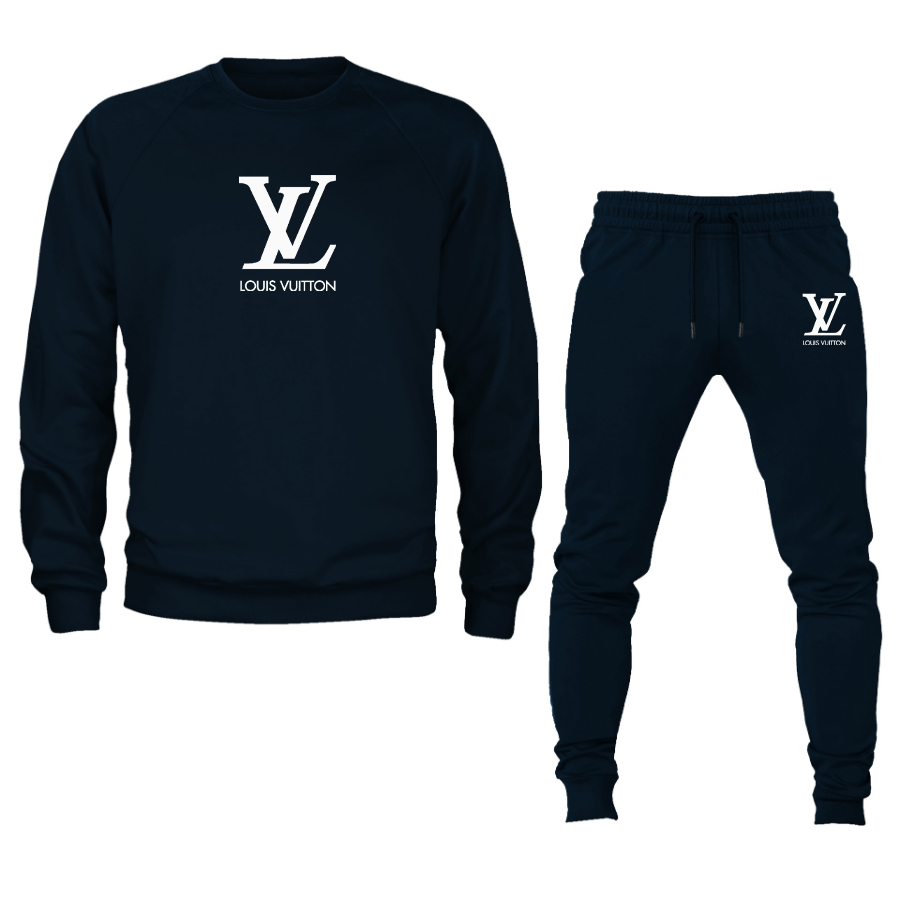 Men's Louis Vuitton Crewneck Sweatshirt Joggers Suit