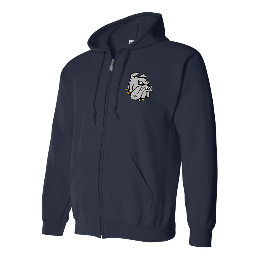 Men's Minnesota Duluth Bulldogs Zipper Hoodie