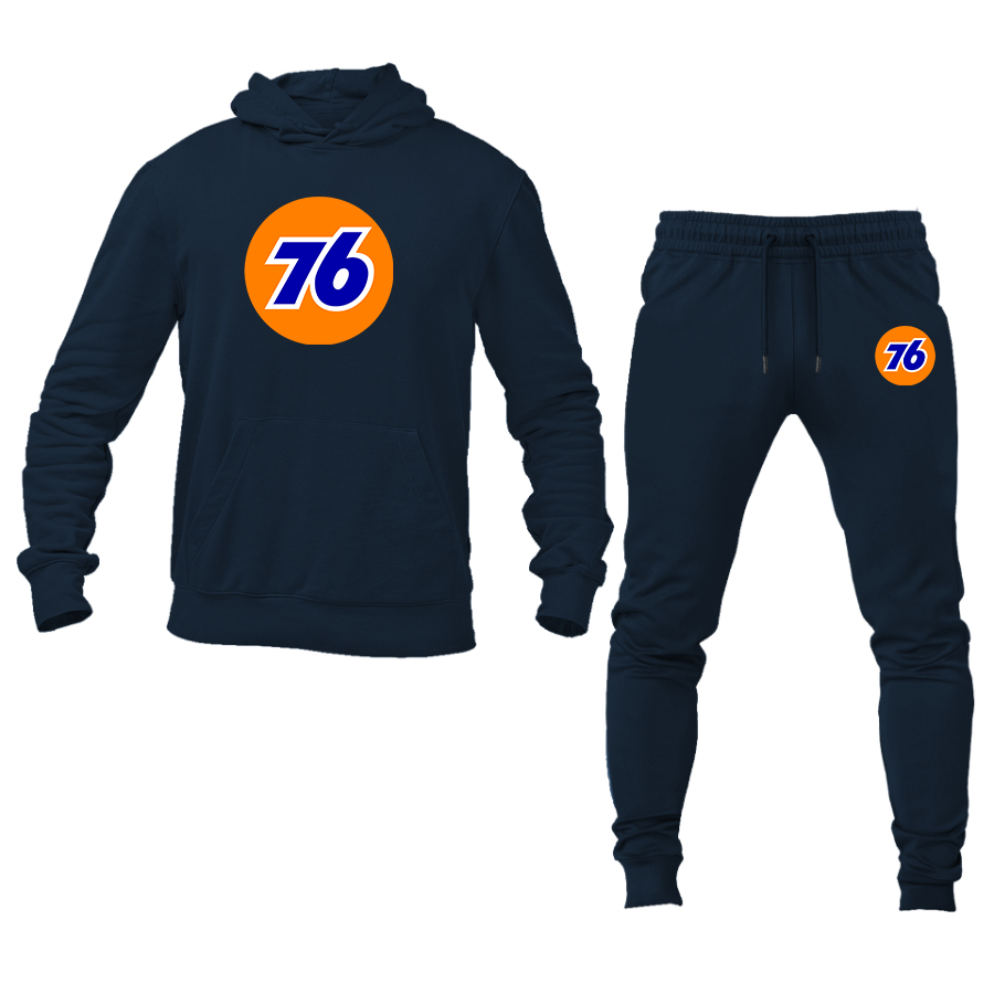 Men's 76 Gas Station Hoodie Joggers Set