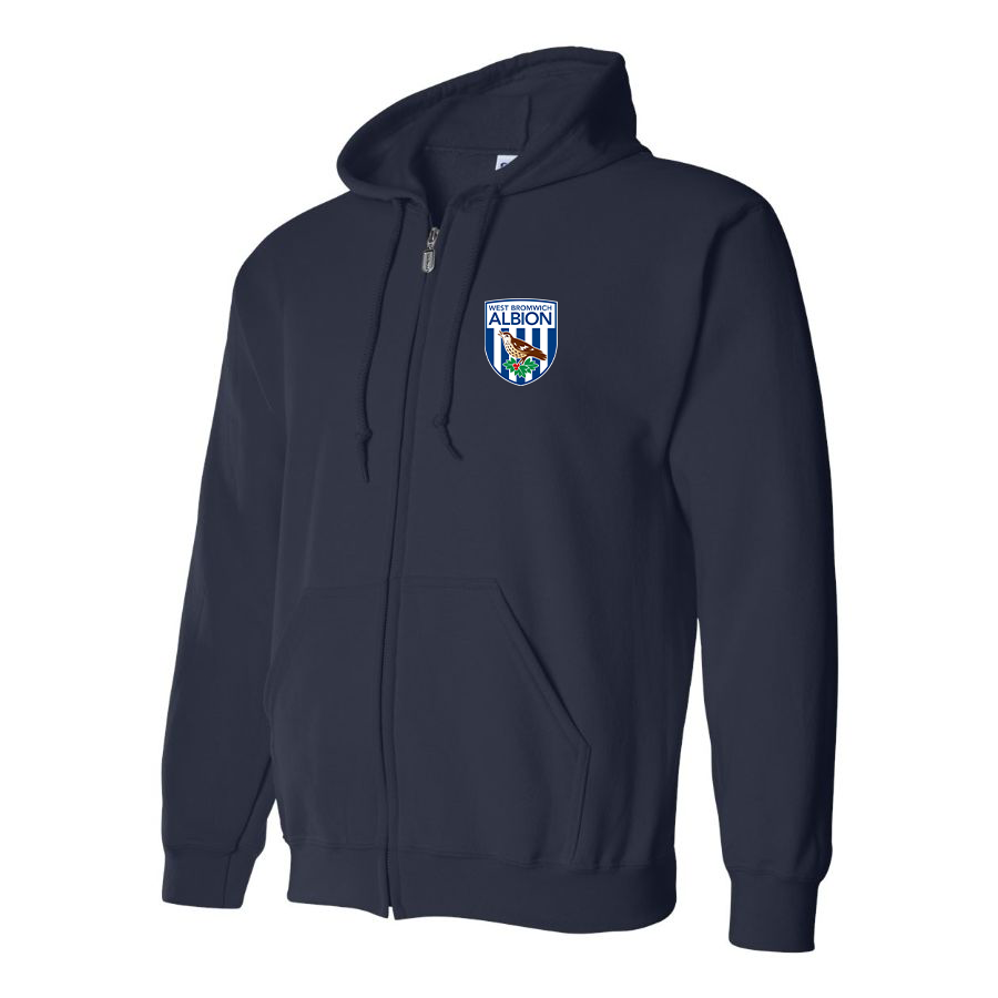 Men's West Bromwich Albion Soccer Zipper Hoodie