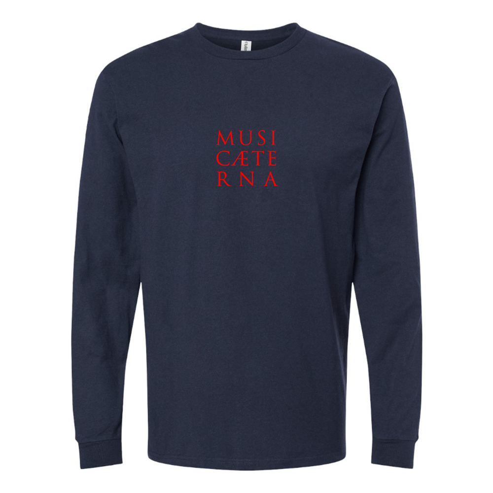 Men's Music Aeterna Logo Cotton Long Sleeve T-Shirt