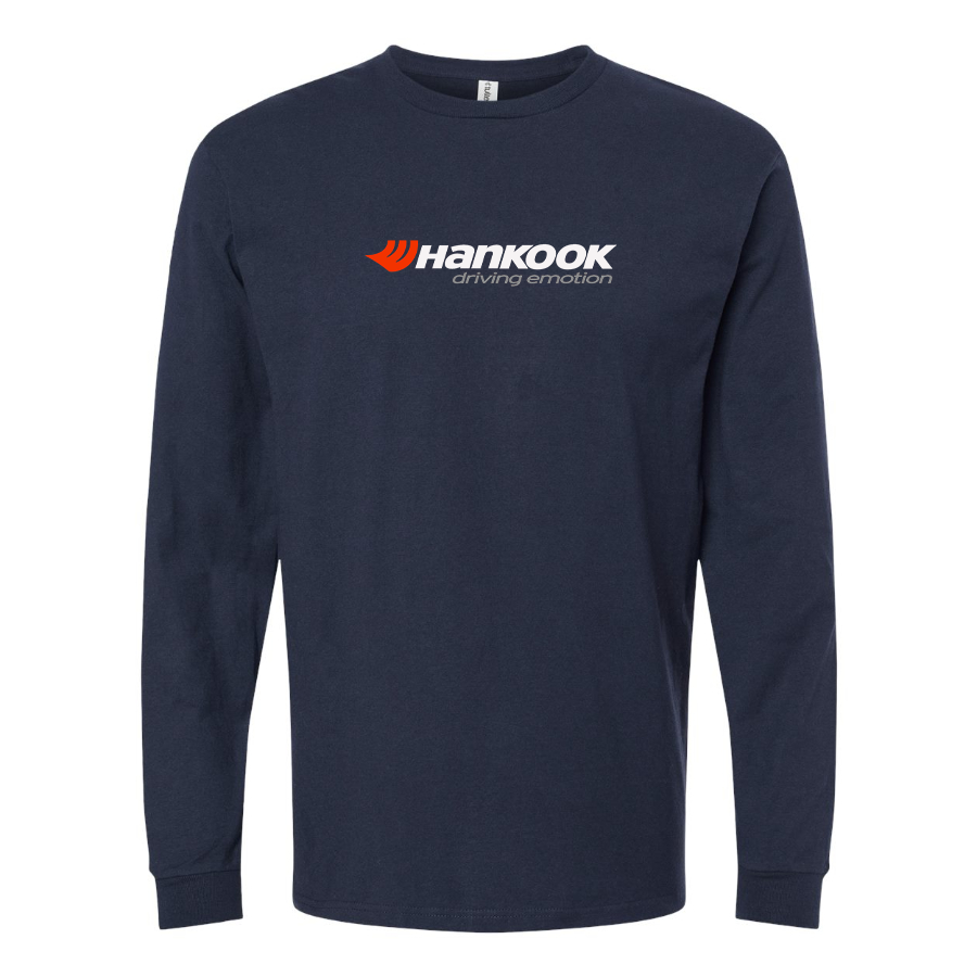 Men's Hankook Logo Cotton Long Sleeve T-Shirt
