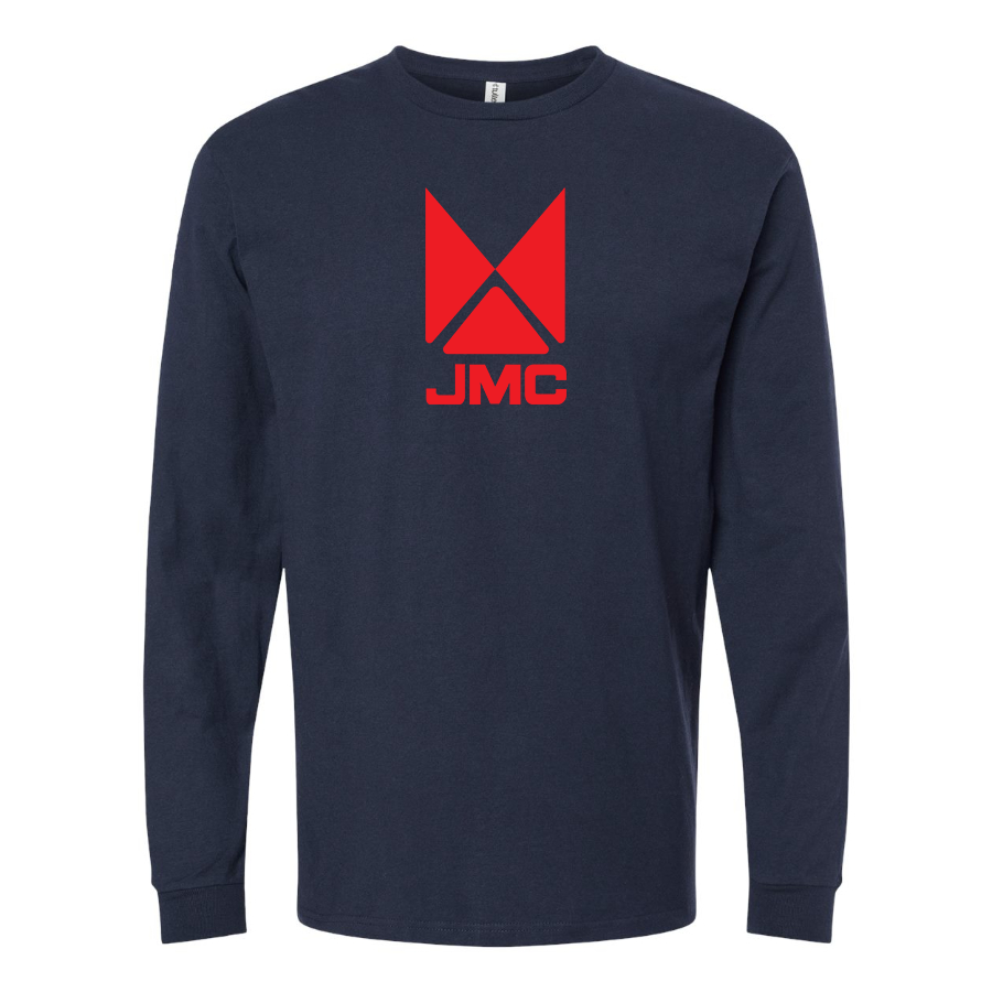Men's Jiangling Motors Corporation Logo Cotton Long Sleeve T-Shirt