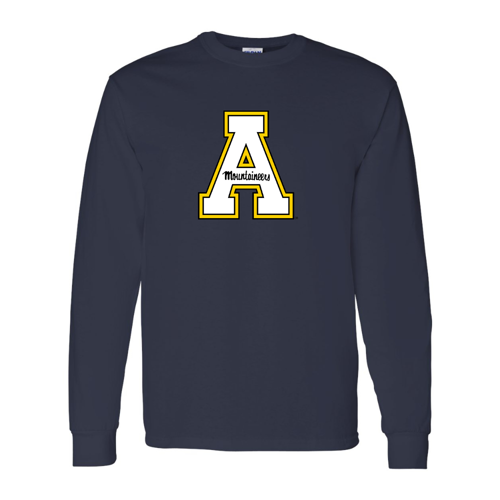 Men's Appalachian State Mountaineers Gildan Heavy Cotton Long Sleeve T-Shirt