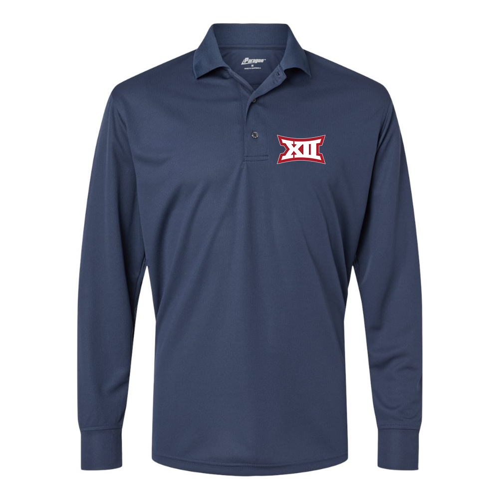 Men's Big 12 Conference Paragon Prescott Long Sleeve Polo