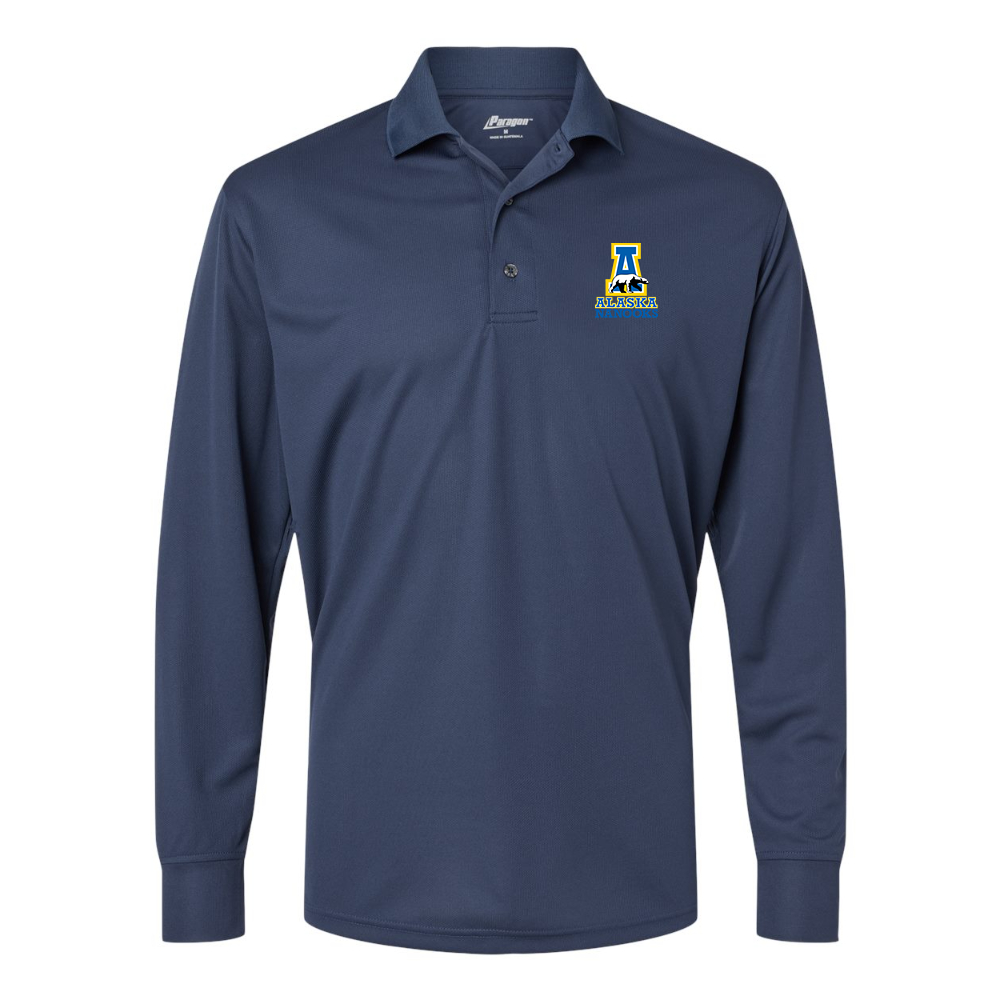 Men's Alaska Nanooks Paragon Prescott Long Sleeve Polo