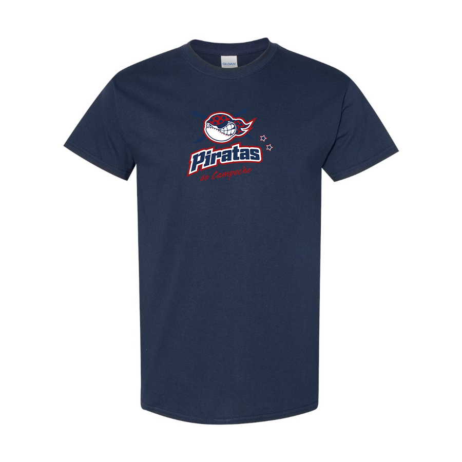 Men's Campeche Piratas Logo Cotton T-Shirt