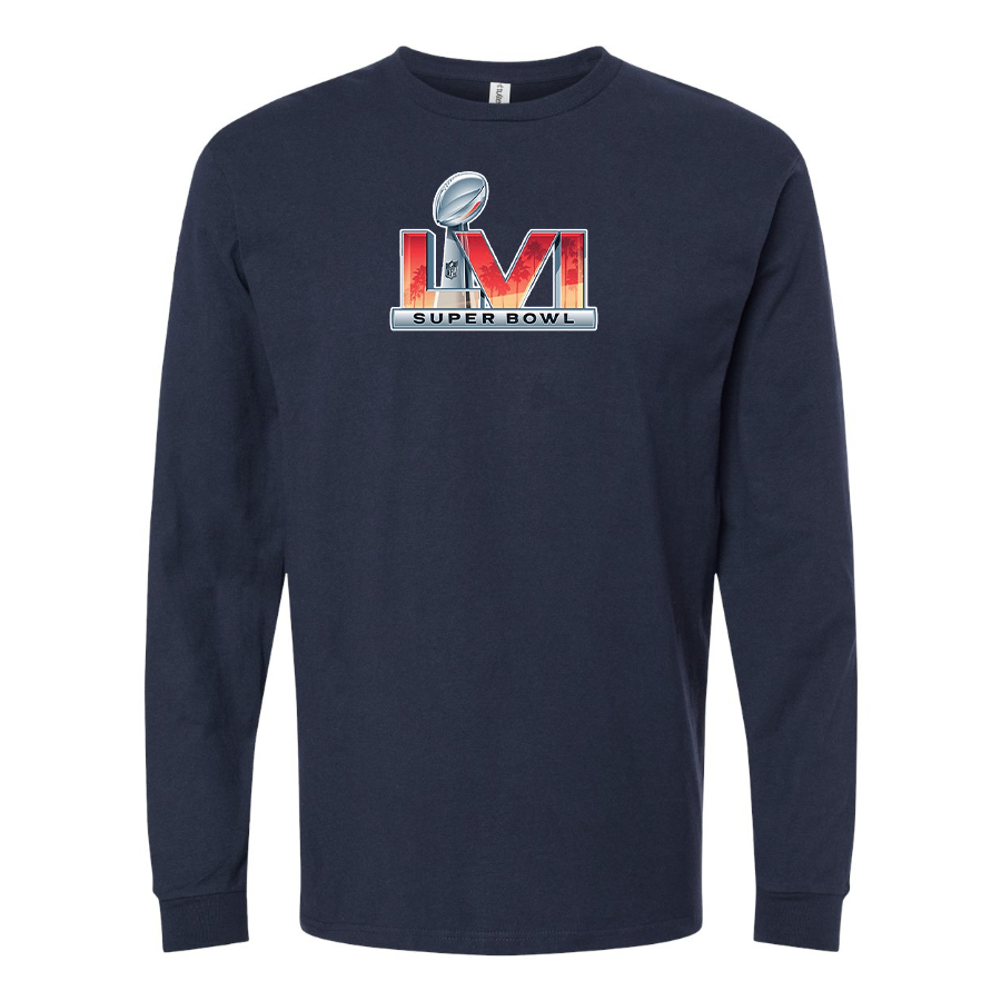 Men's Superbowl LVI Logo Cotton Long Sleeve T-Shirt