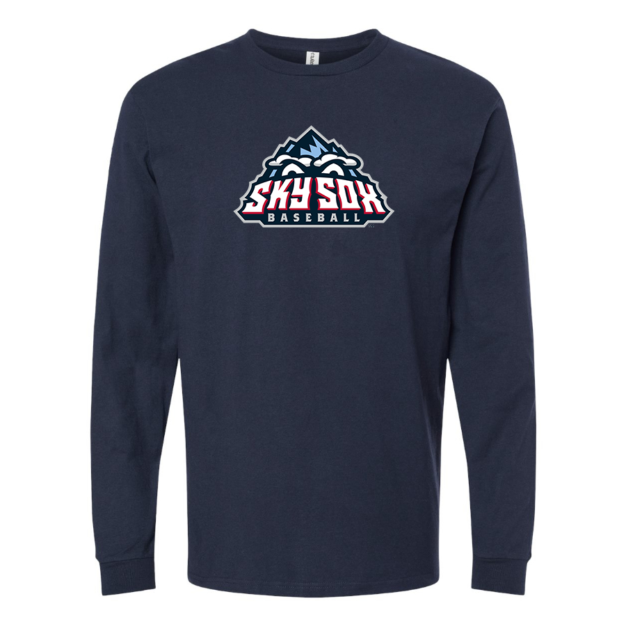 Men's Colorado Springs Sky Sox Logo Cotton Long Sleeve T-Shirt