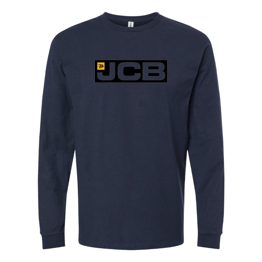Men's JCB Logo Cotton Long Sleeve T-Shirt