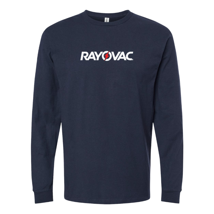 Men's Rayovac Logo Cotton Long Sleeve T-Shirt
