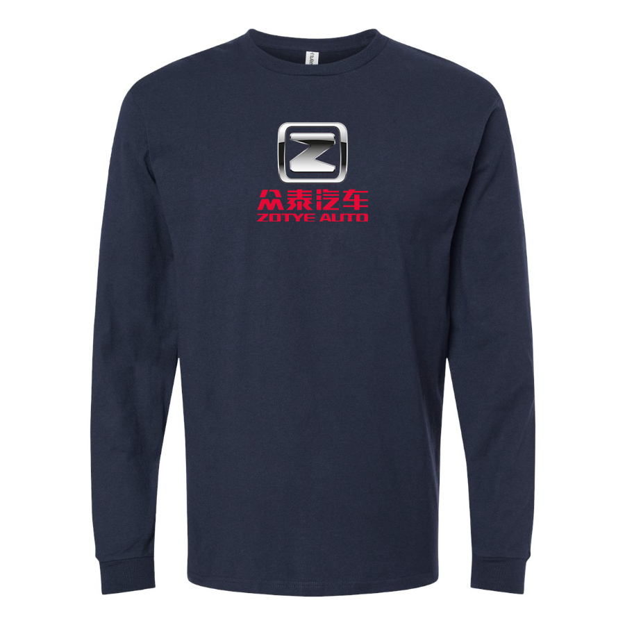 Men's Zotye Logo Cotton Long Sleeve T-Shirt