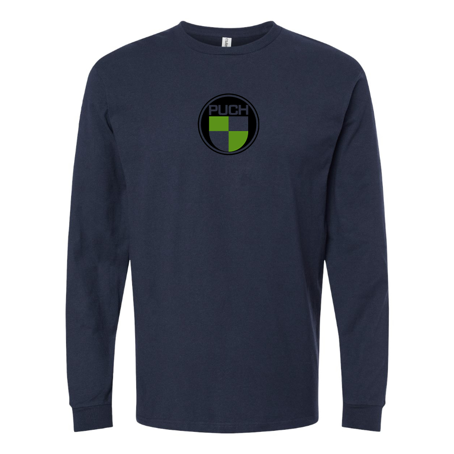 Men's Puch Logo Cotton Long Sleeve T-Shirt