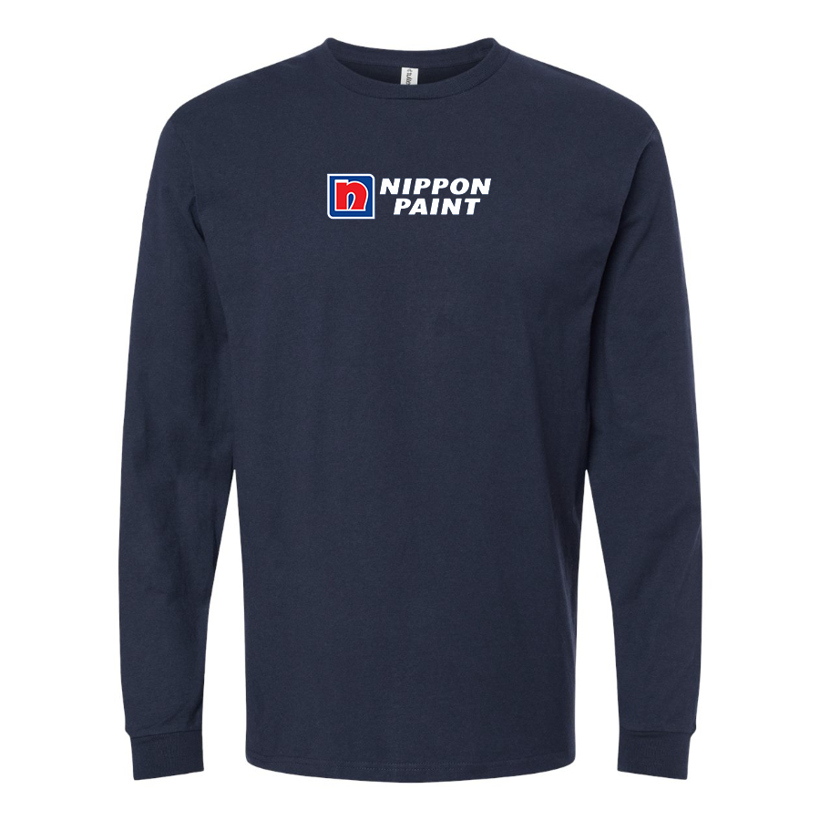 Men's Nippon Paint Logo Cotton Long Sleeve T-Shirt