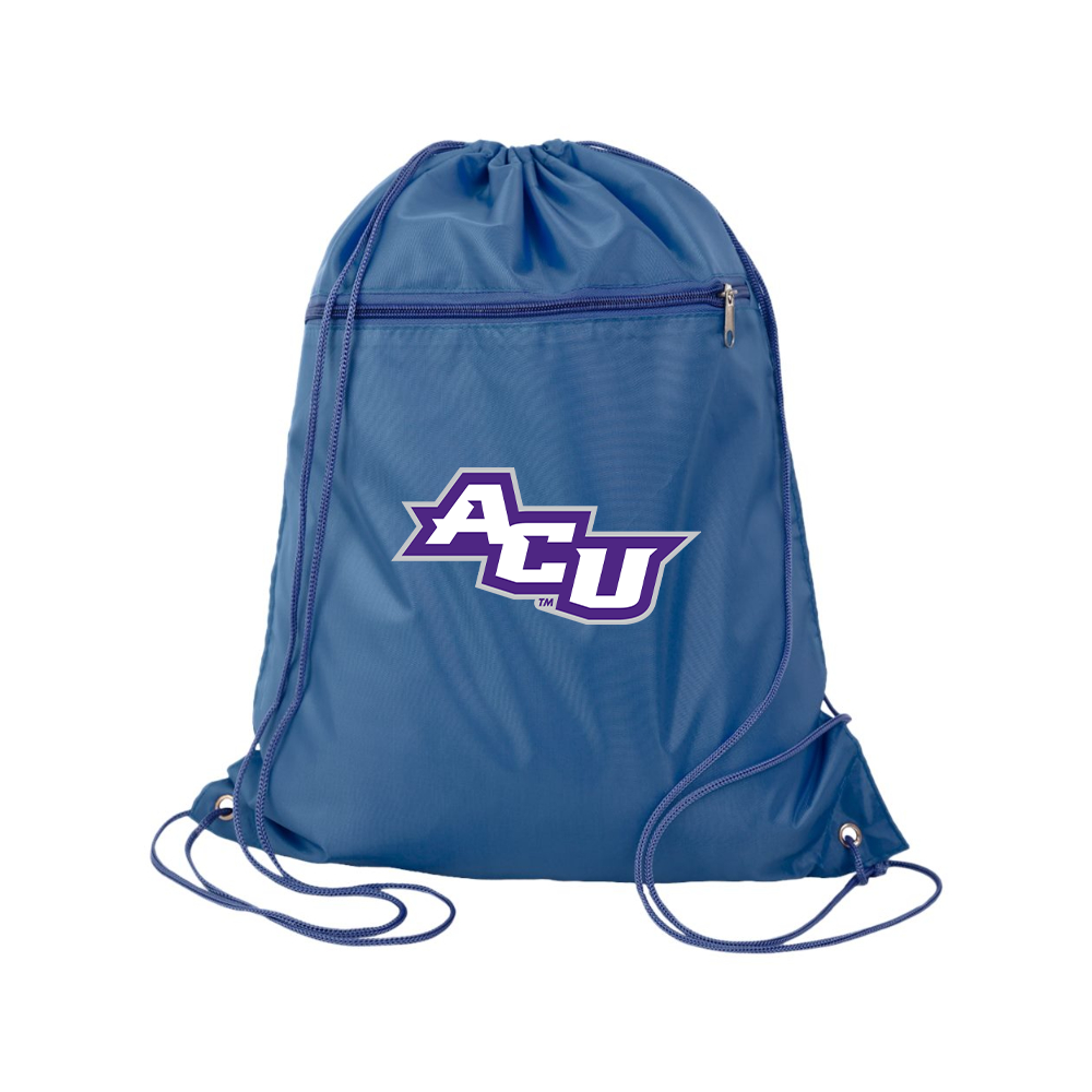 Abilene Christian Wildcats Q-Tees - Polyester Cinchpack