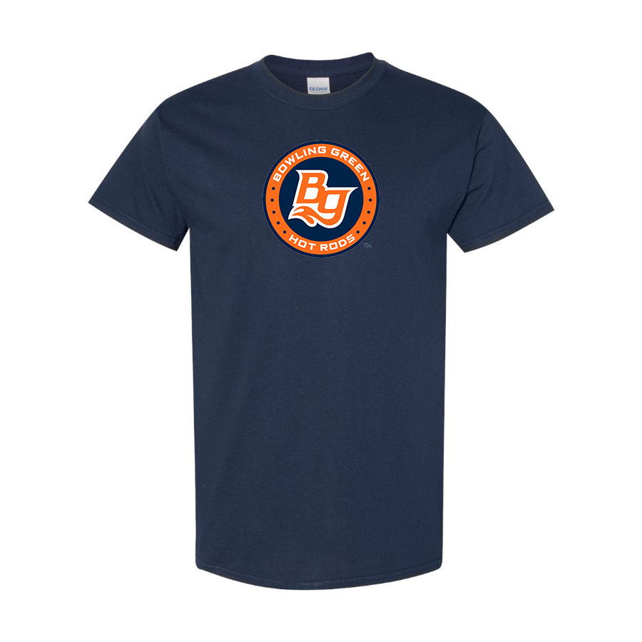 Men's Bowling Green Hot Rods Logo Cotton T-Shirt