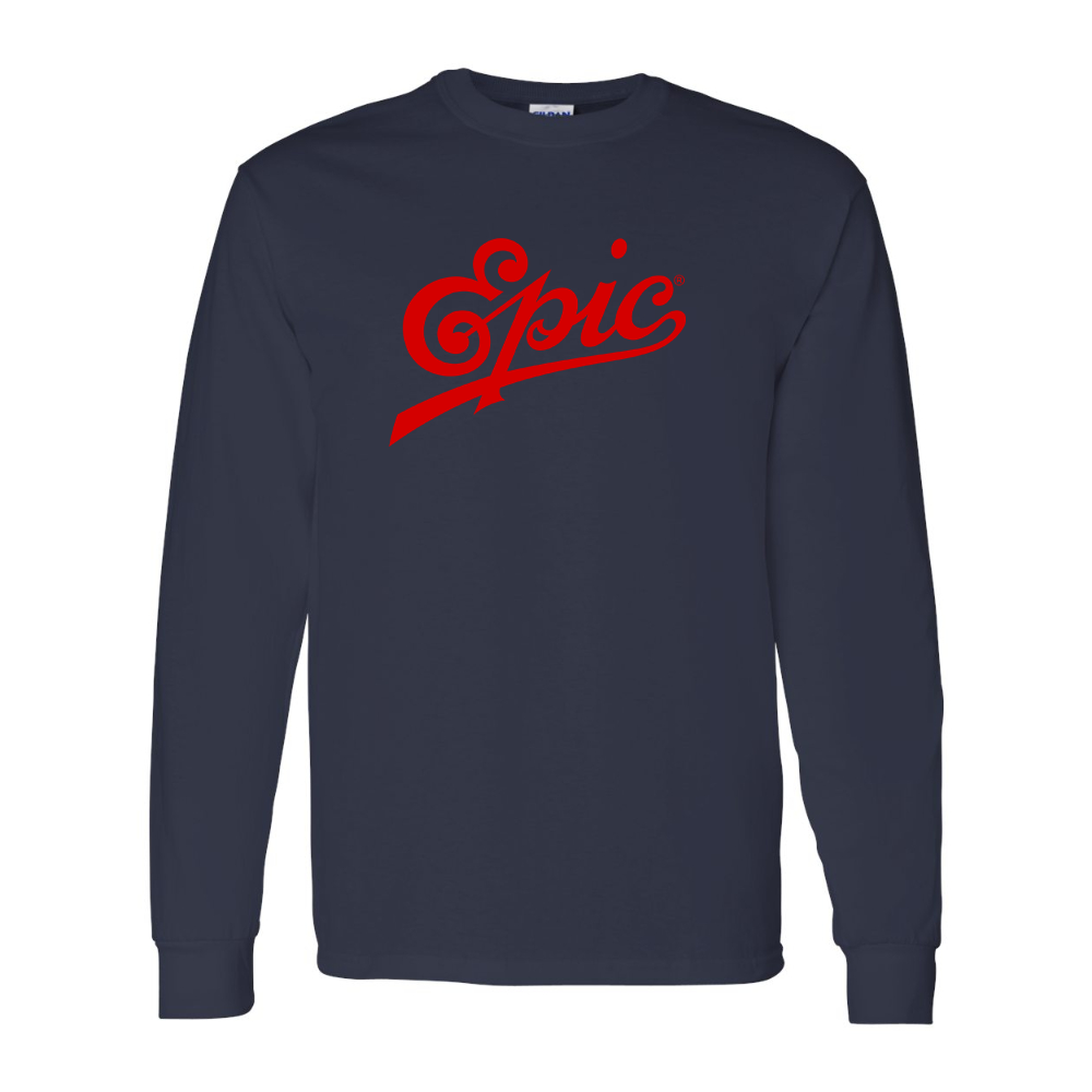Men's Epic Records Gildan Heavy Cotton Long Sleeve T-Shirt