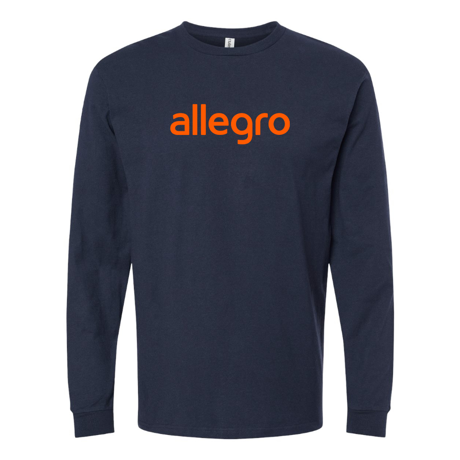 Men's Allegro Logo Cotton Long Sleeve T-Shirt