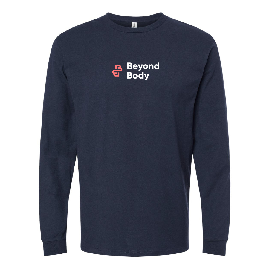 Men's Byond Body Logo Cotton Long Sleeve T-Shirt