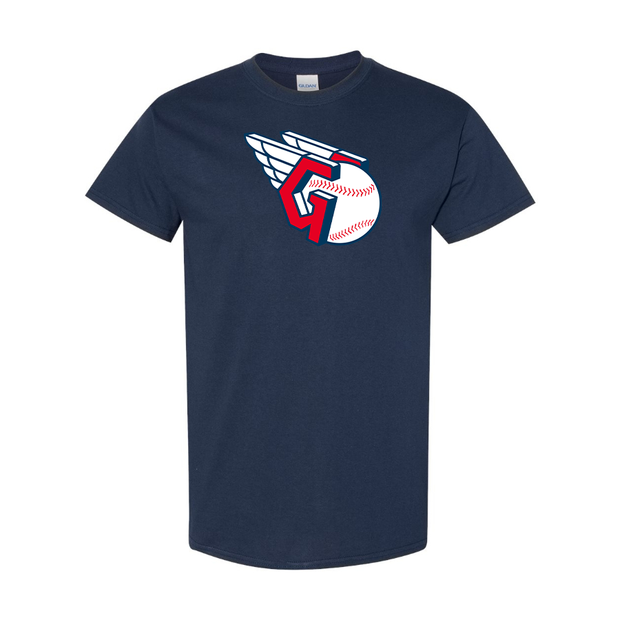 Men's Cleveland Guardians Logo Cotton T-Shirt
