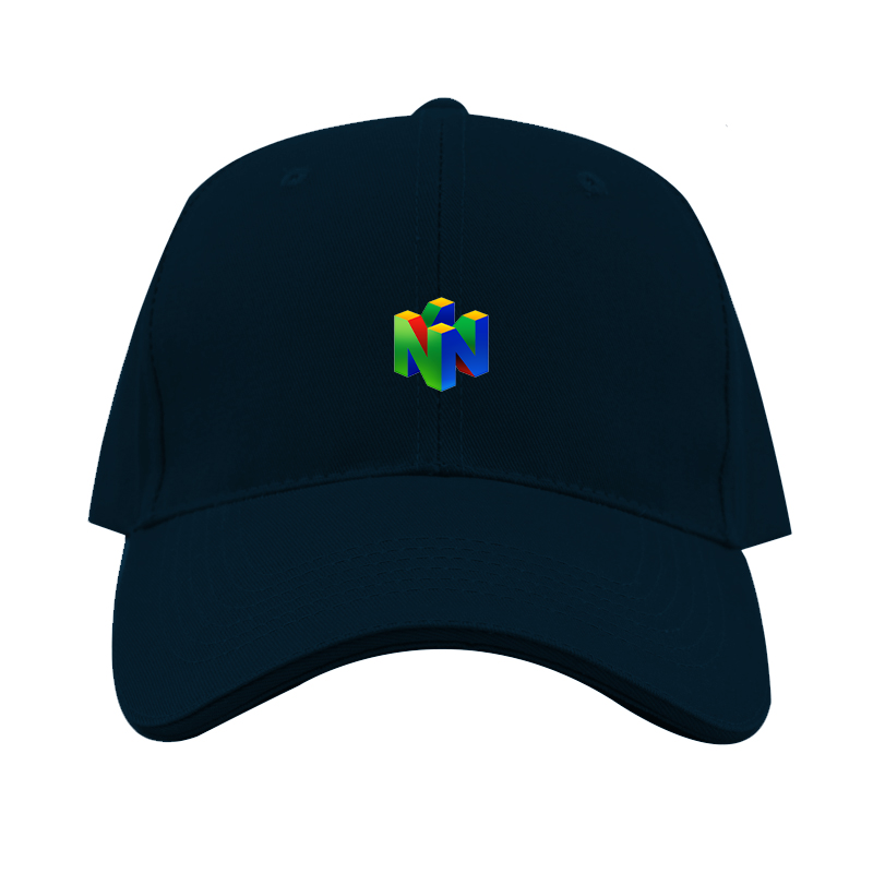 Nintendo N64 Logo Dad Baseball Cap Hat