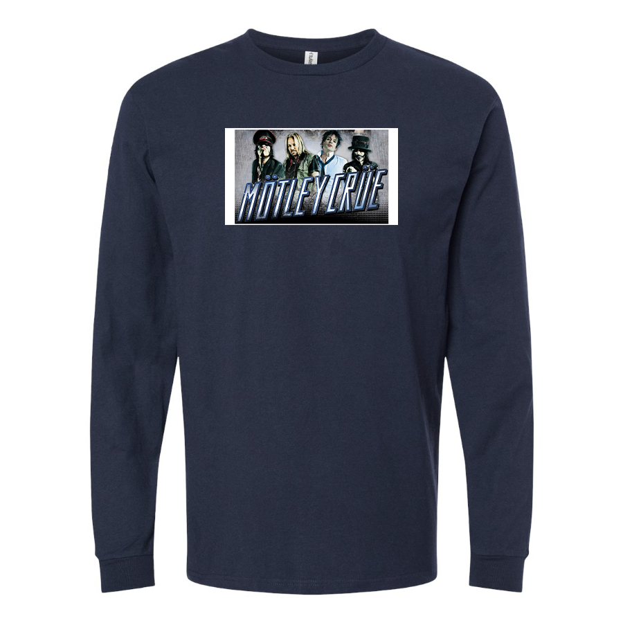Men's Motley Crue Logo Cotton Long Sleeve T-Shirt