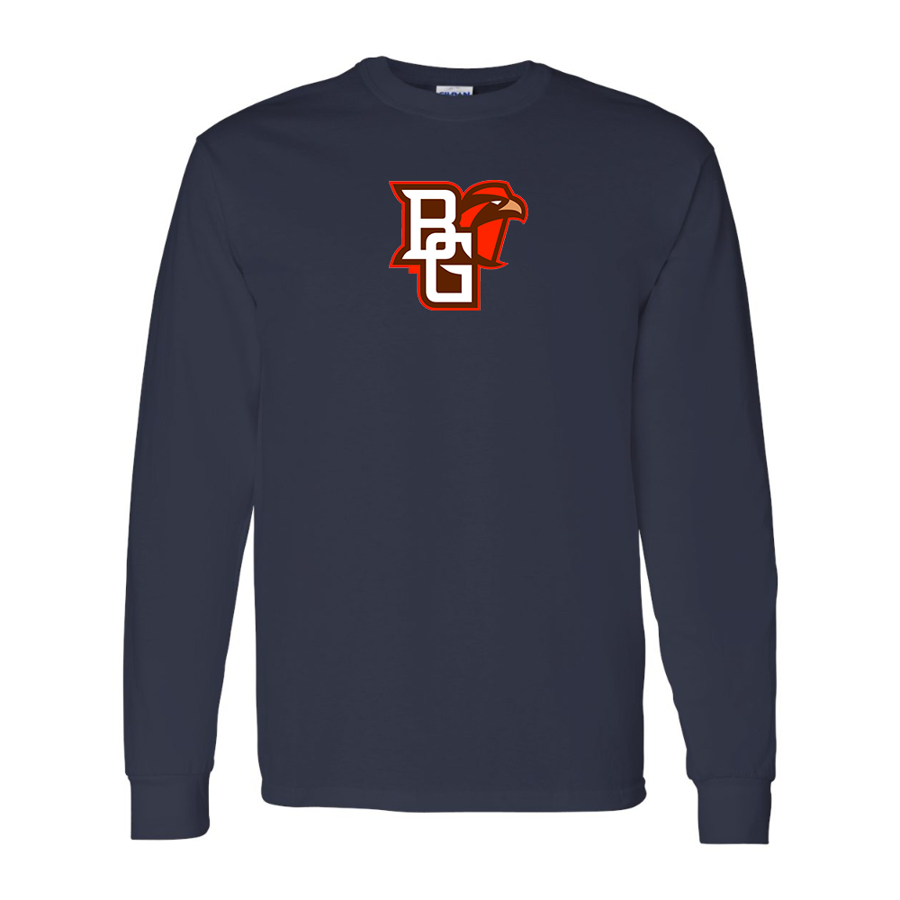 Men's Bowling Green Falcons Gildan Heavy Cotton Long Sleeve T-Shirt