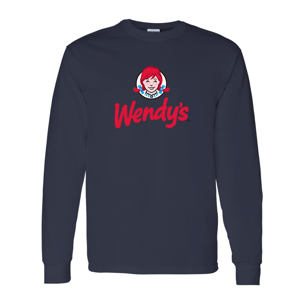 Men's Wendy_s Gildan Heavy Cotton Long Sleeve T-Shirt