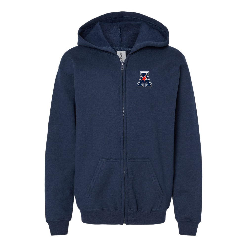 Youth American Athletic Conference Gildan Heavy Blend Full Zip Hooded Sweatshirt