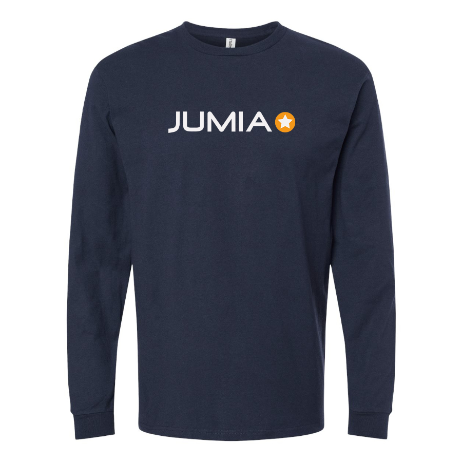 Men's Jumia Logo Cotton Long Sleeve T-Shirt