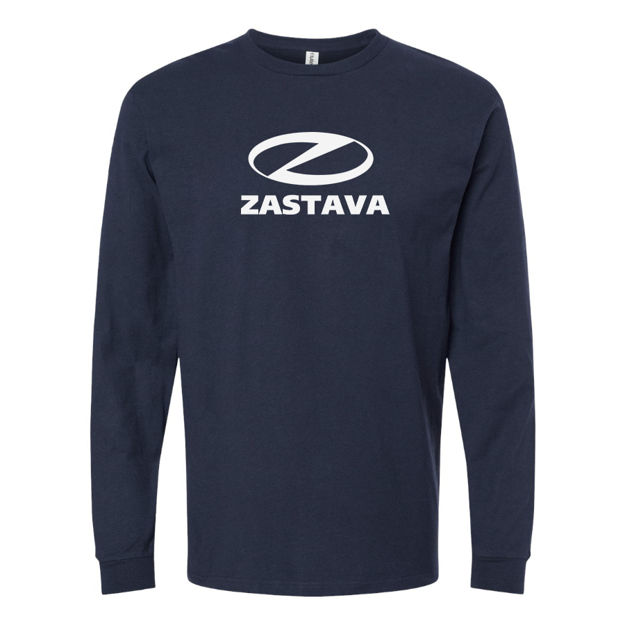 Men's Zastava Logo Cotton Long Sleeve T-Shirt