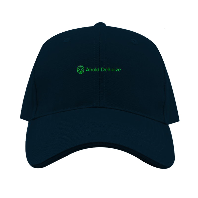 Ahold Delhaize Vertical Logo Dad Baseball Cap Hat