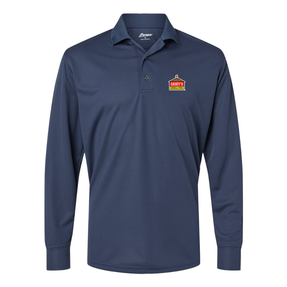 Men's Casey's General Store Paragon Prescott Long Sleeve Polo