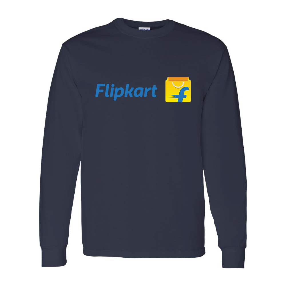 Men's Flipkart Gildan Heavy Cotton Long Sleeve T-Shirt