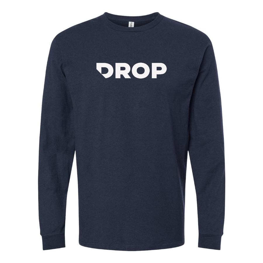 Men's Massdrop Logo Cotton Long Sleeve T-Shirt