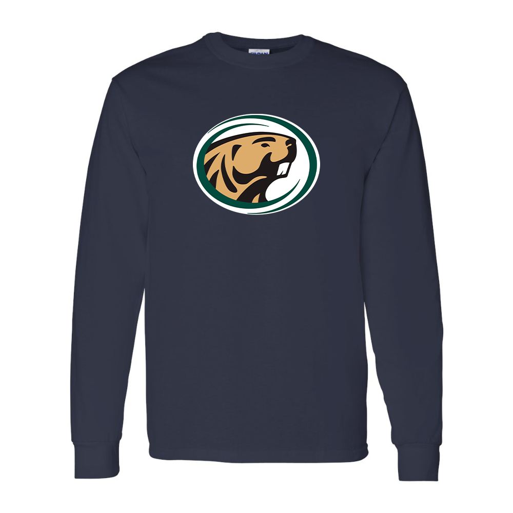 Men's Bemidji State Beavers Gildan Heavy Cotton Long Sleeve T-Shirt