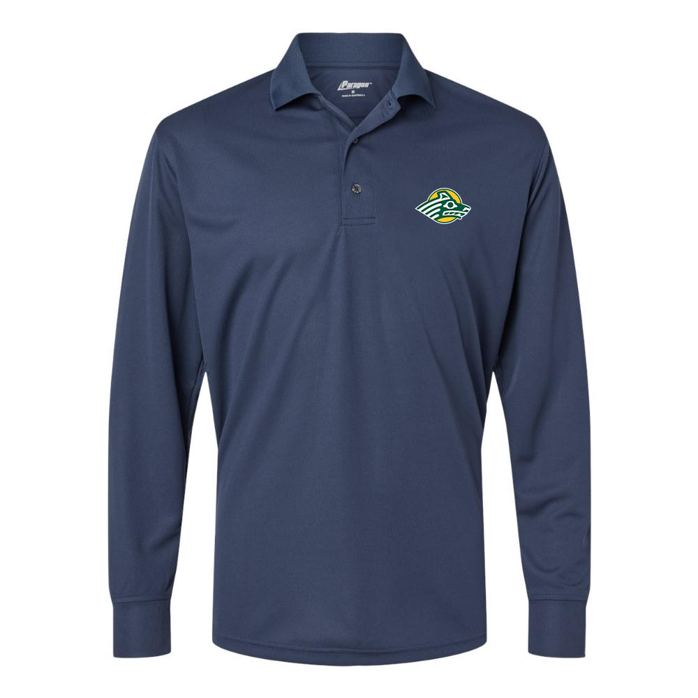 Men's Alaska Anchorage Seawolves Paragon Prescott Long Sleeve Polo