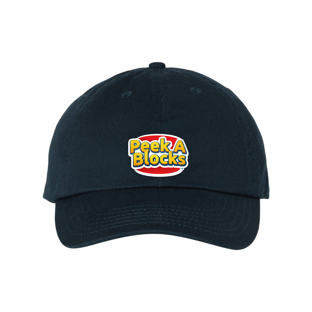 Peek A Blocks Valucap Adult Bio-Washed Classic Dad Hat