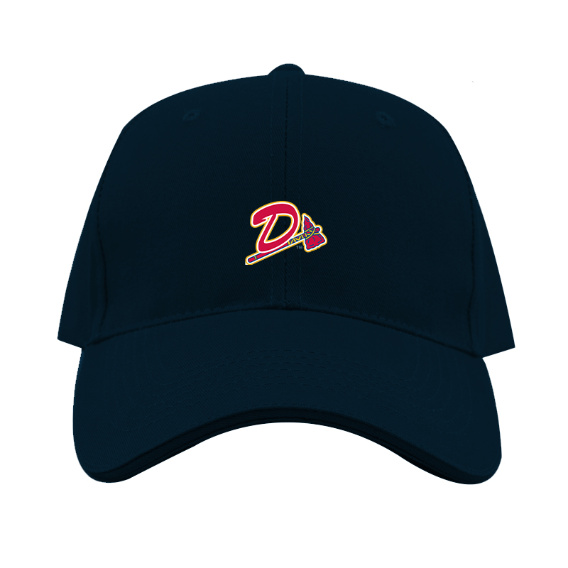 Danville Braves Logo Dad Baseball Cap Hat